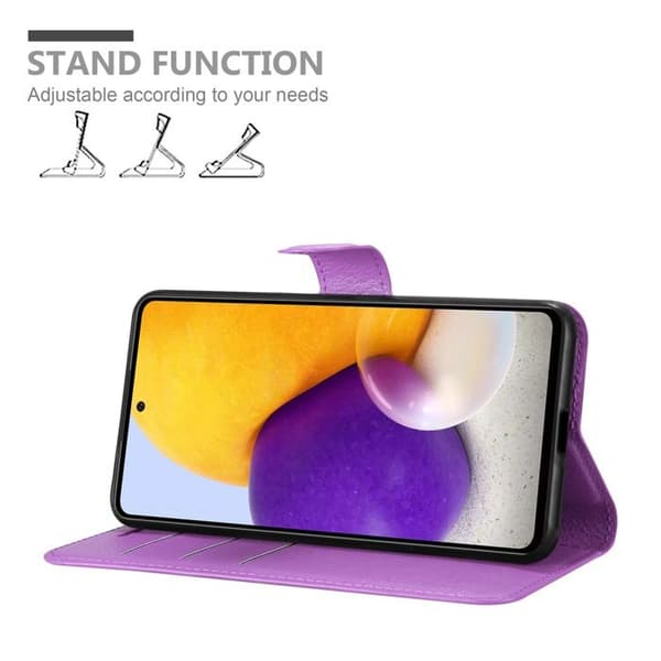 Etui för Samsung Galaxy A73 5G i ORKIDÉER VIOLETT Violett