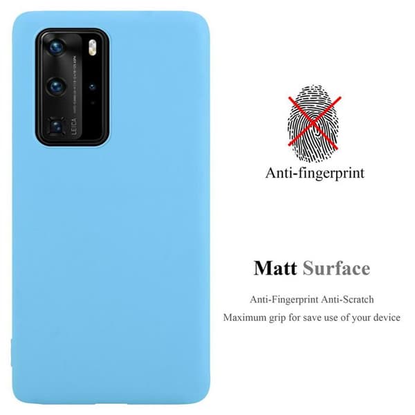 Skyddsskal för Huawei P40 PRO / P40 PRO+ CANDY BLÅ Stötsäker Silikon Blå