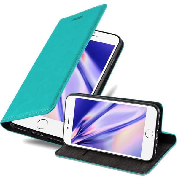 Etui för iPhone 7 PLUS / 7S PLUS / 8 PLUS Skal i PETROL TURKOS Blå