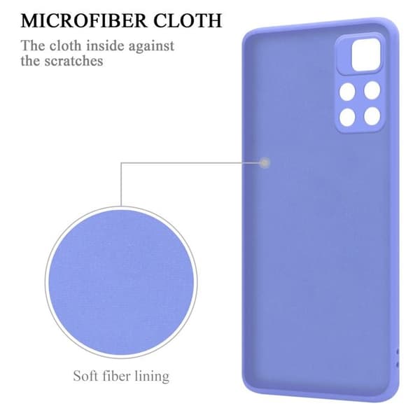 Skyddsfodral för Xiaomi POCO M4 PRO 5G i LIQUID LIGHT PURPLE Stötskydd Violett