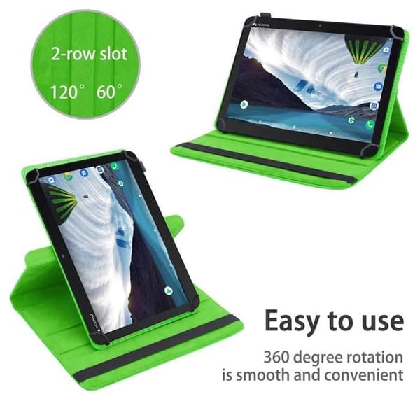 Fodral för 7" Tablets Skyddsetui i LJUST GRÖN 360 graders skydd Grön