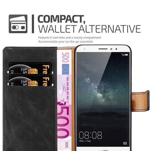 Skyddsfodral för Huawei MATE S i JET BLACK Svart