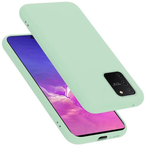 Coque - CADORABO - Samsung Galaxy A91 / S10 LITE / M80s - Silikon TPU - LIQUID LIGHT GREEN - Stötskydd VÄTSKA LJUSGRÖN