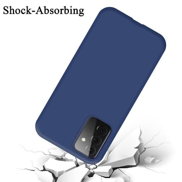 Coque - CADORABO - Samsung Galaxy A72 4G/5G - Silikon TPU - Chockskydd - Tunn och lätt design Blå