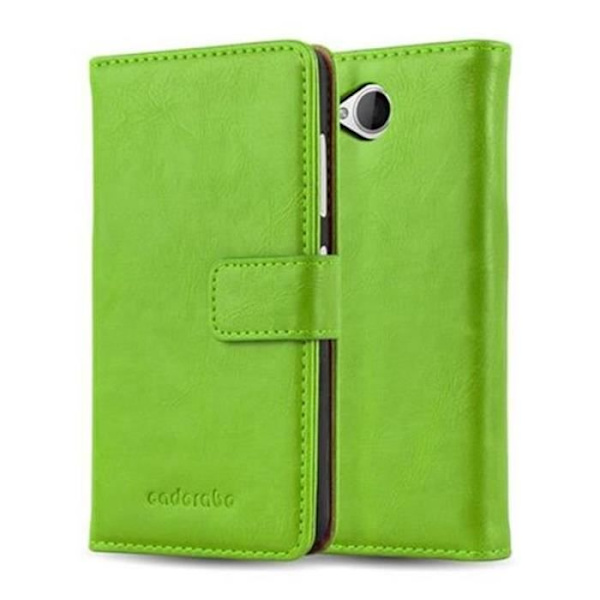 Nokia Lumia 650 Fodral i MEADOW GREEN by Cadorabo (LYX Design) Helt skyddsfodral med flip flik och horisontellt stativ