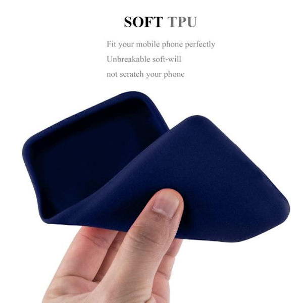 Coque - CADORABO - Samsung Galaxy J5 2017 US-version - Mörk blå godis - Silikon TPU - Chockskydd Godis mörkblå