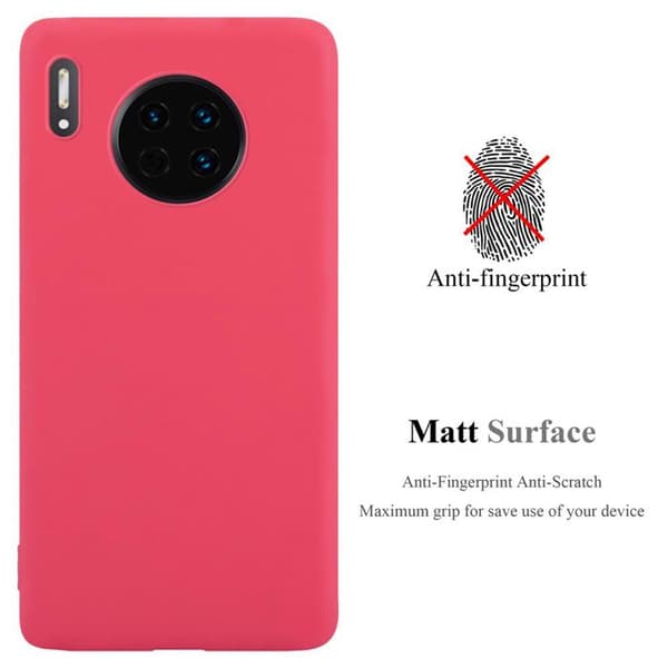 Skyddsfodral för Huawei MATE 30 CANDY RÖD Stötsäker Silikon Röd