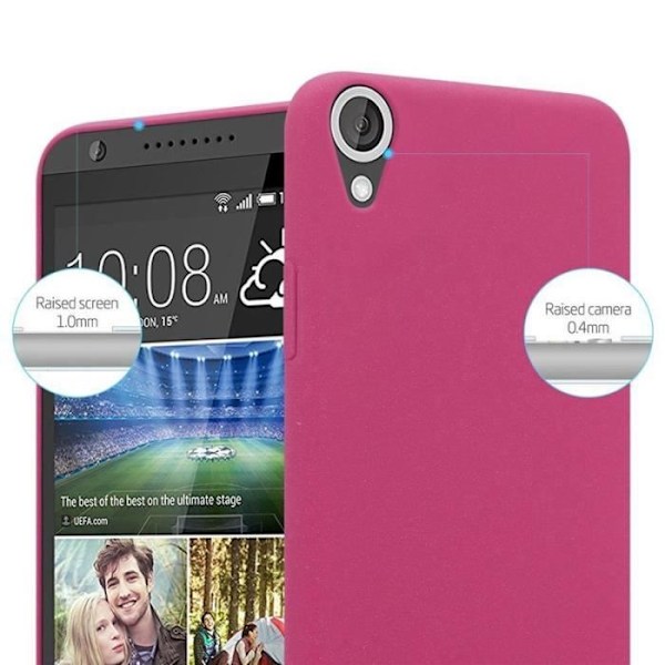 Coque - CADORABO - HTC Desire 820 - Hård skydd - Matt design - Färg Rosa Rosa
