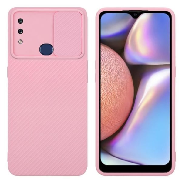 Fodral för Samsung Galaxy A10s / M01s Fodral i Candy Pink Silikon TPU Fodral Fodral och kameraskydd