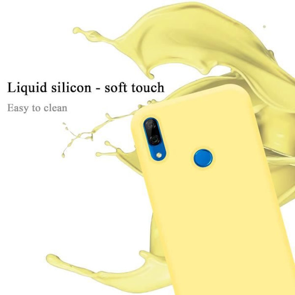 Coque - CADORABO - Huawei P SMART Z / Y9 PRIME 2019 / Enjoy 10 PLUS - Silikon TPU - Gul - Stötskydd Gul