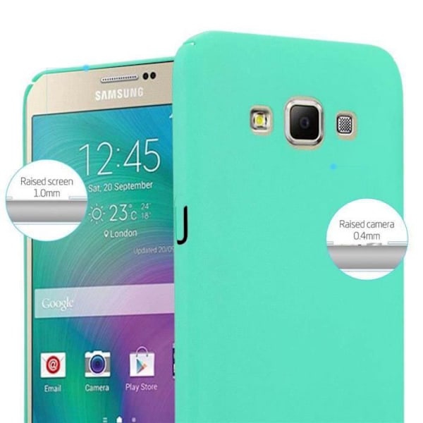 Coque - CADORABO - Samsung Galaxy A7 2015 - Stötskydd - Frostad Design - Färg Frosty Grön Frostig grön