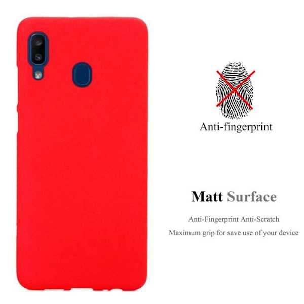 Coque - CADORABO - Samsung Galaxy A10e / A20e - FROST RÖD - TPU - Stötskydd Frost Röd