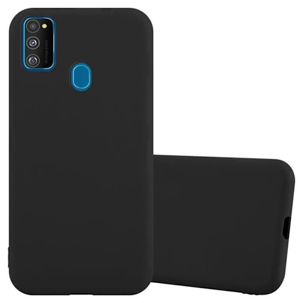 Coque - CADORABO - Samsung Galaxy M21 / M30s - Silikon TPU - Stötskydd - Tunn och lätt design Candy Black