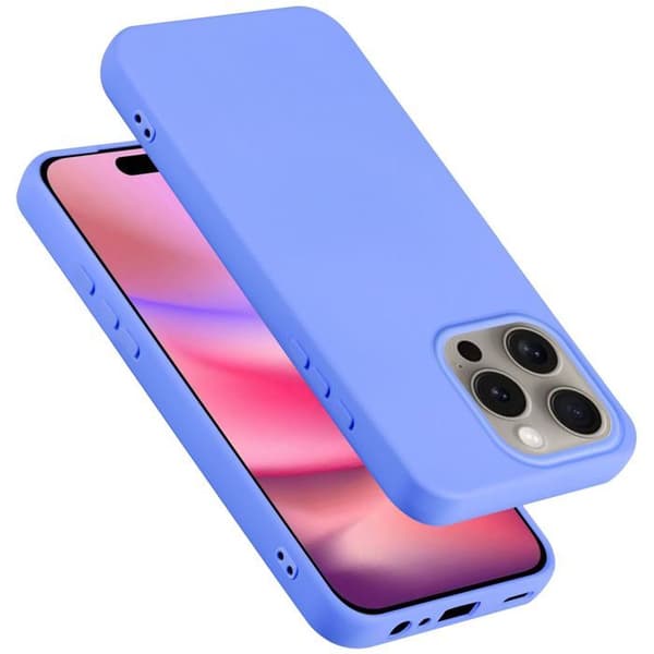 Skal för iPhone 16 PRO MAX Stötabsorberande i LIQUID LIGHT PURPLE Violett