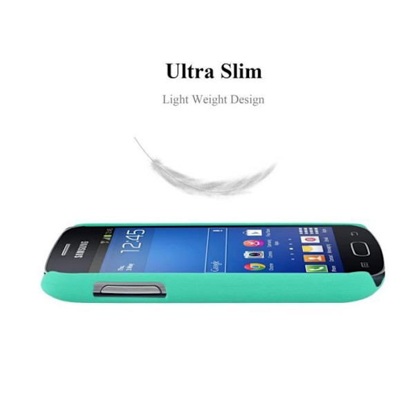 Coque - CADORABO - Samsung Galaxy TREND LITE - Stötsskydd - Frostad Design - Färg Frosty Grön Frostig grön