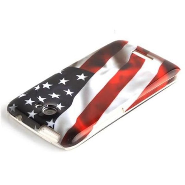 Cadorabo - Hard Shell Fodral > HTC ONE X / ONE X+ < – Fodral Cover Bumper Design: USA FLAGGA