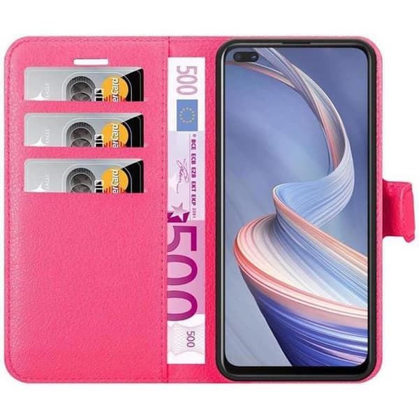Etui för Oppo A92s i SOCKERROSA Ros