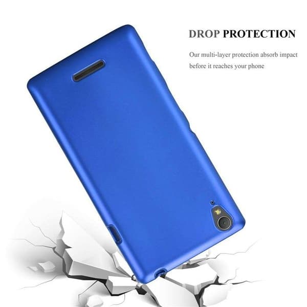 Skyddsfodral för Sony Xperia T3 Skyddsfodral i MATTE METALLBLÅ Design Blå