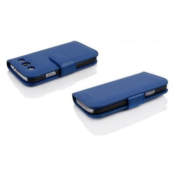 Cadorabo - Fodral Fodral för > Huawei ASCEND G525 - G520 < – Fodral Fodral Bumper Wallet (med kortplatser) i BLÅTT