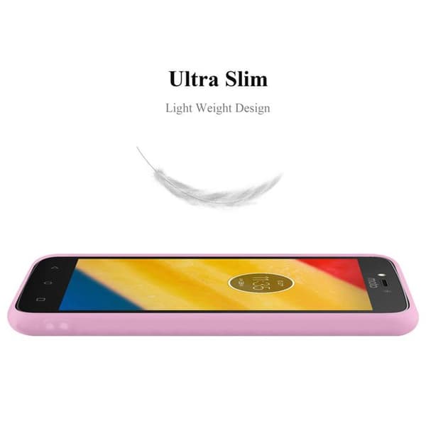 Skyddsfodral för Motorola MOTO C PLUS CANDY ROSE VIF Stötsäker Silikon Ros