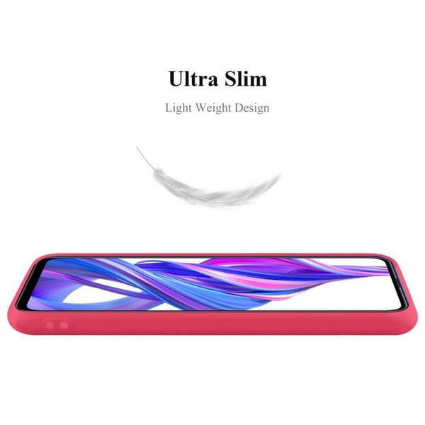 Skyddsskal för Honor 9X CANDY RÖD Stötsäker Silikon Röd