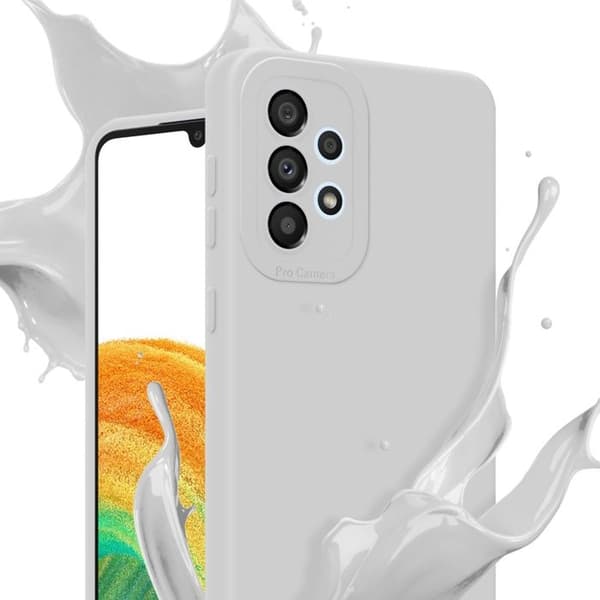Skyddsfodral för Samsung Galaxy A52 (4G / 5G) / A52s i FLUID VIT Stötsäker Skyddsfodral Vit