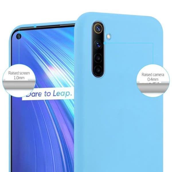 Skyddsskal för Realme Narzo 4G CANDY BLÅ Stötsäker Silikon Blå
