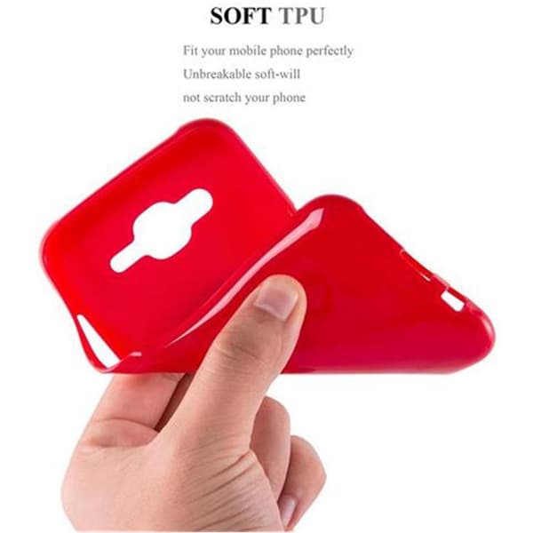 Skydd för Samsung Galaxy J5 2015 GELÉ RÖD Röd