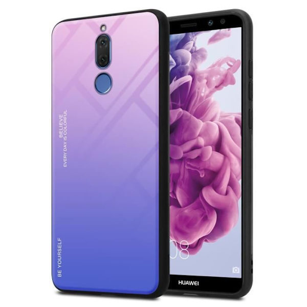 Fodral till Huawei MATE 10 LITE Fodral i ROSA - BLÅT Fodral Skyddsskydd tvåfärgad TPU Rosa, Blå