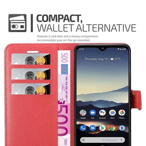 Fodral för Nokia 7.2 i KIRSCHRÖD Röd