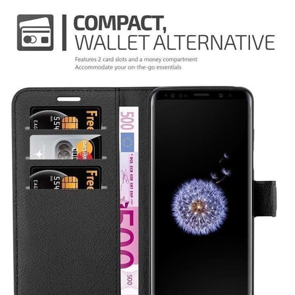 Etui för Samsung Galaxy S9 PLUS i JET BLACK Svart