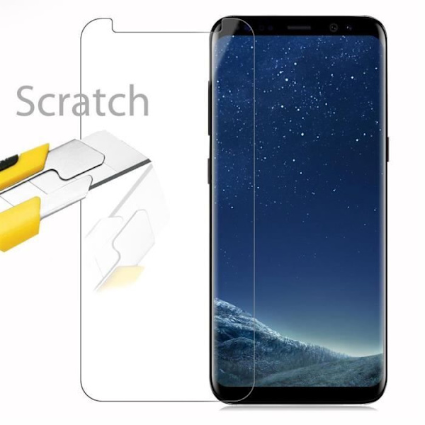 Cadorabo skyddsglas för Samsung Galaxy S8 in - härdat skärmskydd (härdat) Transparent