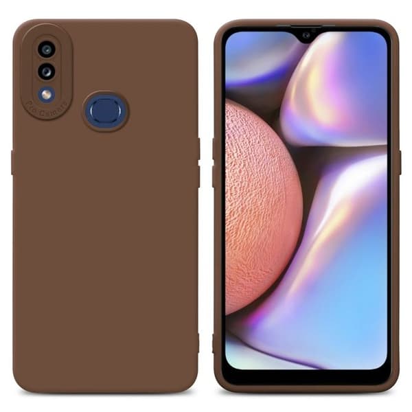 Skyddsfodral för Samsung Galaxy A10s / M01s i FLUID BRUN Stötsäker brun