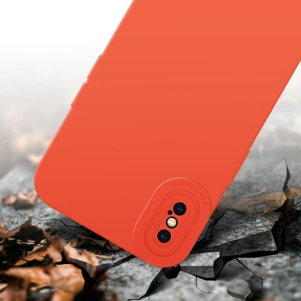 Skyddsfodral för iPhone XS MAX i FLUID ORANGE Stötskyddande Apelsin