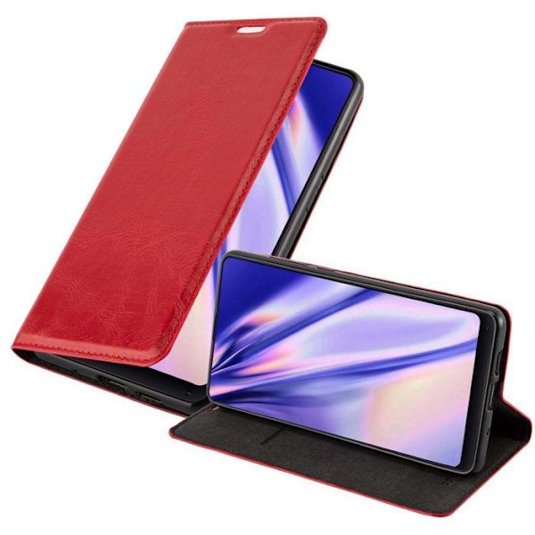 Skyddsfodral för Xiaomi Mi MIX 2S i RÖD APPLE Plånboksfodral Case Cover Protection Wallet Röd