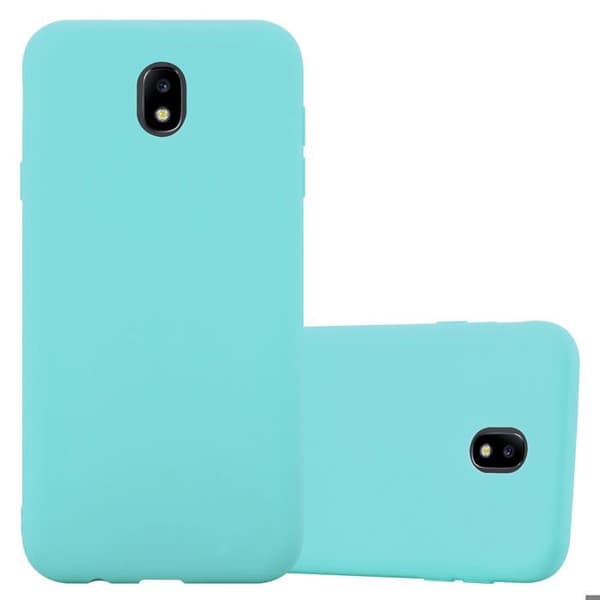 Skyddsfodral för Samsung Galaxy J3 2017 US Version CANDY BLÅ Stötabsorberande Silikon Blå