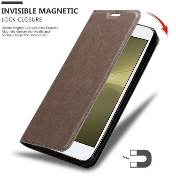 Cadorabo Fodral till ZTE Nubia Z11 i KAFFEBRUNT