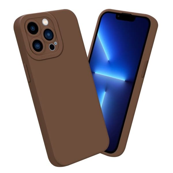 Skyddsfodral för iPhone 12 PRO i FLUID BRUN Stötsäker brun