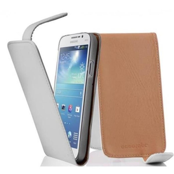 Fodral till Samsung Galaxy MEGA 5.8 i VIT ALABASTER Fodral Skydd Flip i slätt läderimitation Plånbok