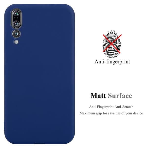 Skyddsfodral för Huawei P20 PRO / P20 PLUS CANDY MÖRKBLEU Stötsäker Silikon Blå