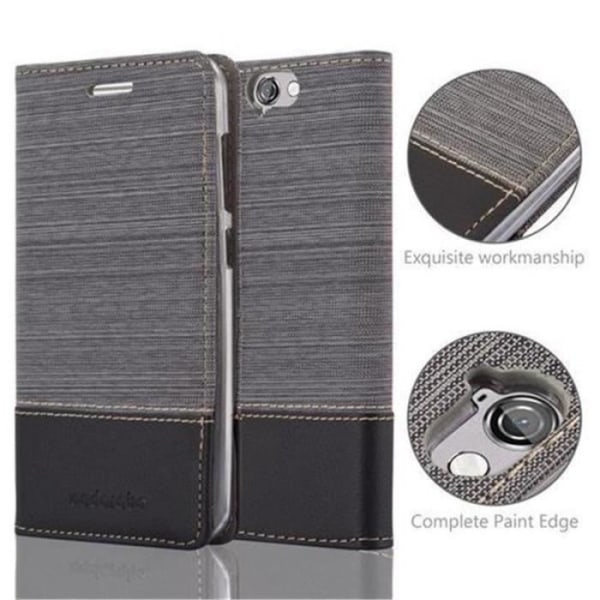 Cadorabo fodral till HTC ONE A9 - i svart - Livre Jeans