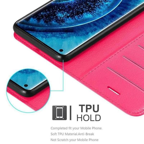 Etui för Oppo FIND X2 i SOCKERROSA Ros