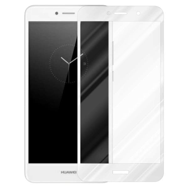 Helt härdat skärmskydd för Huawei Enjoy 7 PLUS Vit