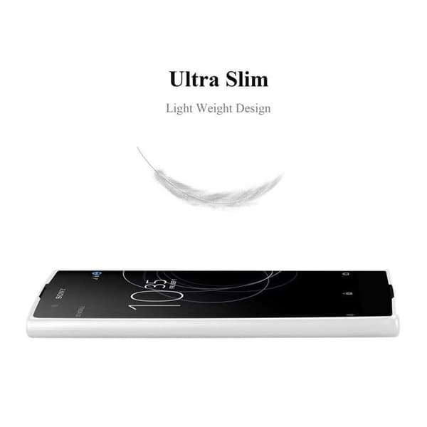 Skyddsfodral för Sony Xperia XA1 PLUS Skyddsfodral i MATTSILVER Metallic Design Grå