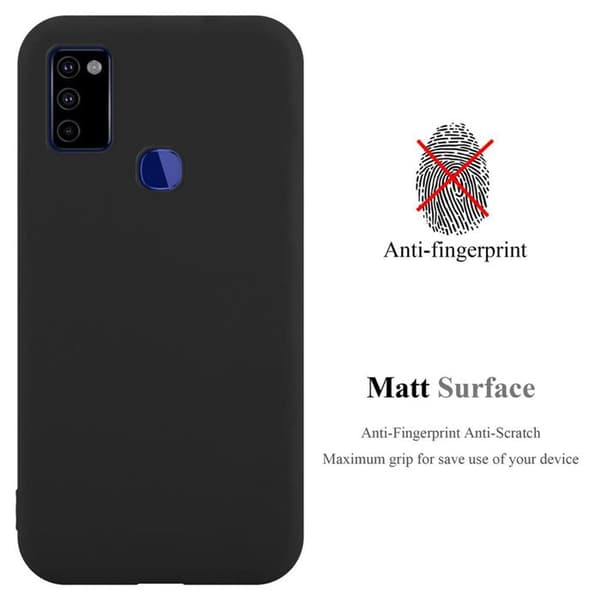 Skyddsfodral för Samsung Galaxy M51 US Version CANDY SVART Stötskydd Silikon Svart