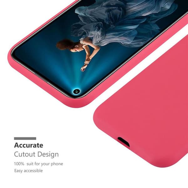 Skyddsfodral för Honor 20 PRO CANDY RÖD Stötsäker Silikon Röd