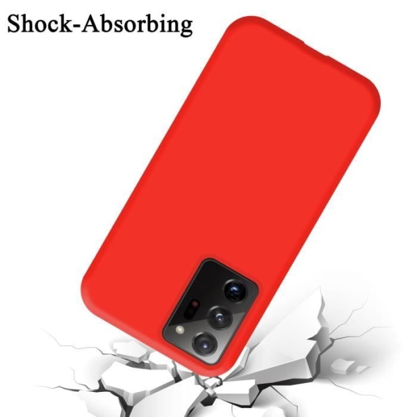 Fodral till Samsung Galaxy NOTE 20 ULTRA i LIQUID Red Cadorabo Cover Silikon TPU