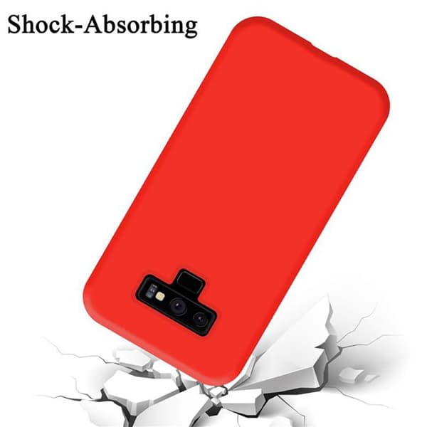 Skyddsfodral för Samsung Galaxy NOTE 9 Stötabsorberande i LIQUID RED Röd