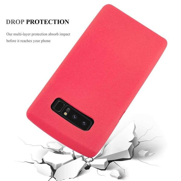Skyddsskal för Samsung Galaxy NOTE 8 FROST RÖD Silikon TPU Röd