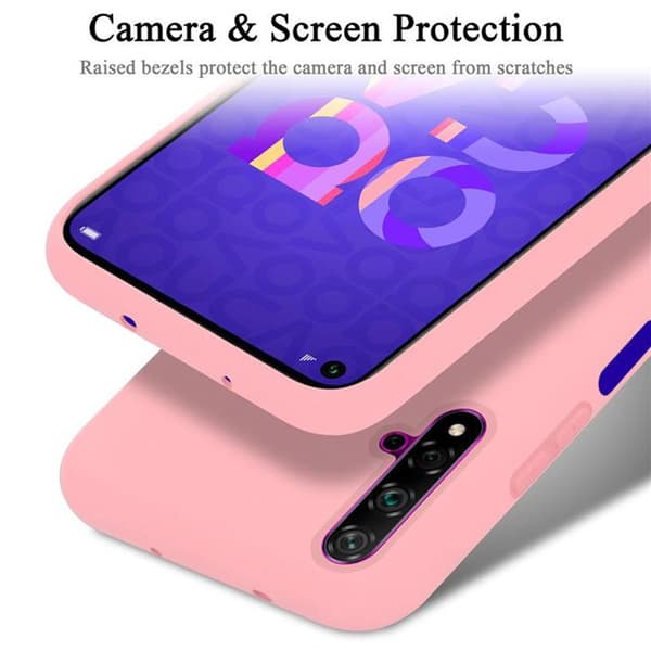 Skyddsfodral för Honor 20 / 20S / Huawei NOVA 5T Stötskydd i LIQUID PINK Ros